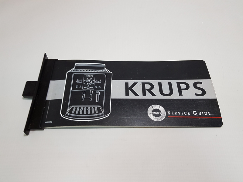 Книжка service guide для кофемашин Krups