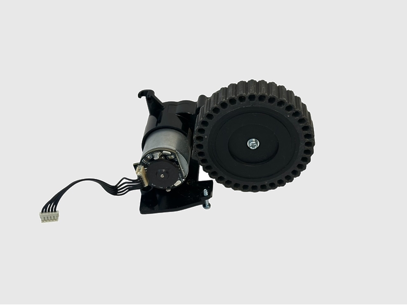 Колесо с двигателем (мотором) левое для робота-пылесоса Polaris PVCR 3900 IQ Home Panorama Aqua