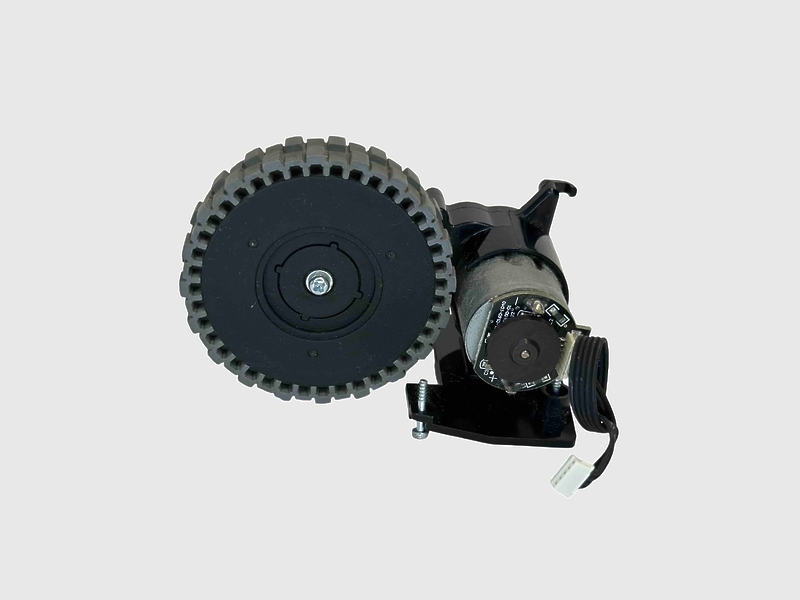 Колесо правое с двигателем (мотором) для робота-пылесоса Polaris PVCR 0930 SmartGo