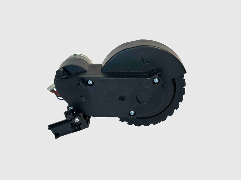 Колесо с двигателем (мотором) левое для робота-пылесоса Polaris PVCR 6001 Wi-Fi IQ Home