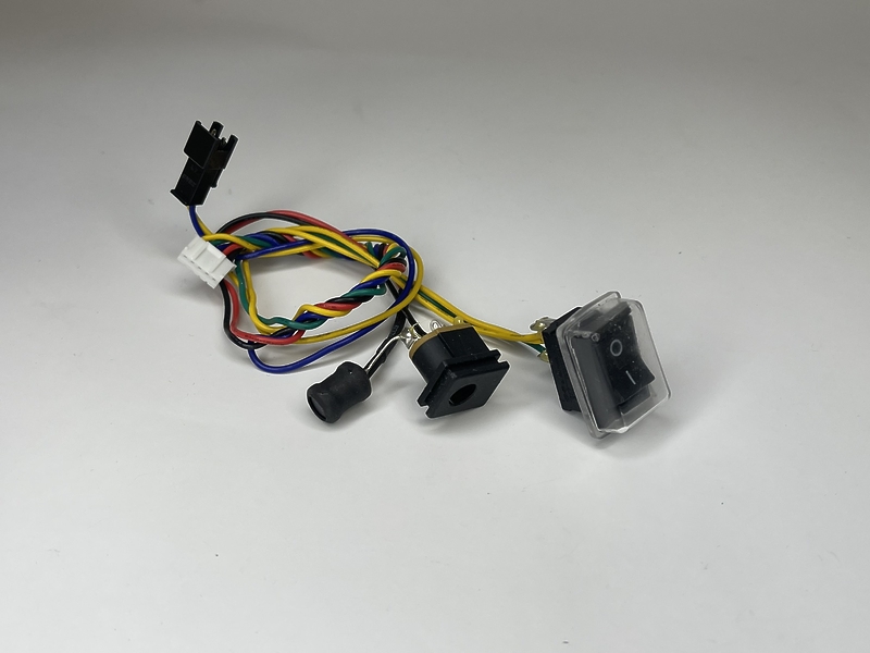 Кнопка включения с разъемом питания для робота-пылесоса Redmond RV-R280