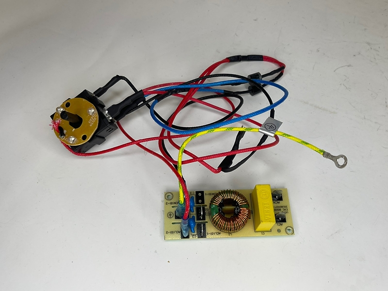 Плата питания в сборе с переключателем для отпаривателя Polaris PGS 2230VA