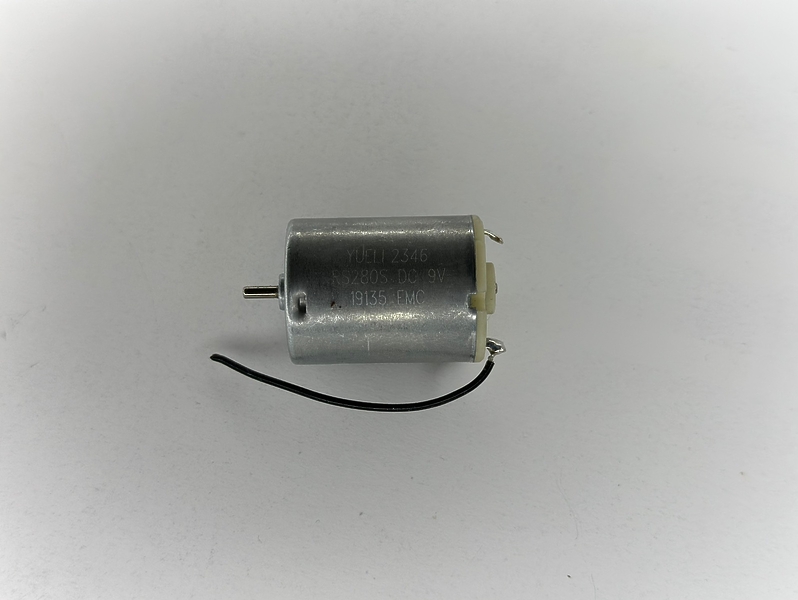 Двигатель (мотор) YUELI 2419 RS280S DC 9V  для фена-щетки Rowenta CF9527F0