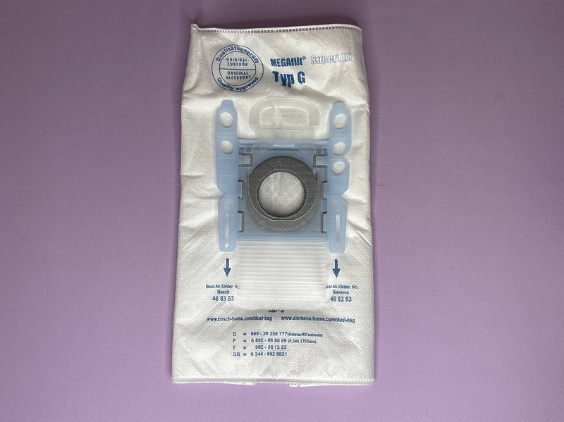 Мешок для пылесоса Bosch, Siemens MegaFilt SuperTEX 468383