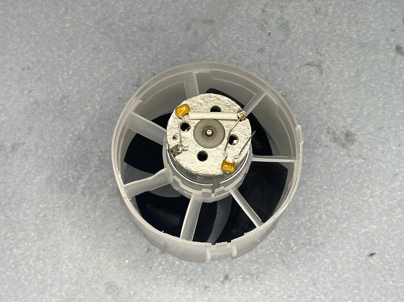 Крыльчатка в сборе с двигателем (мотором) для фена Rowenta CV5460