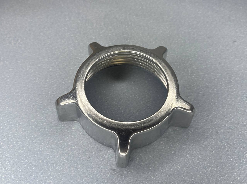 Гайка на корпус шнека для мясорубки Redmond RMG-1215, RMG-1217